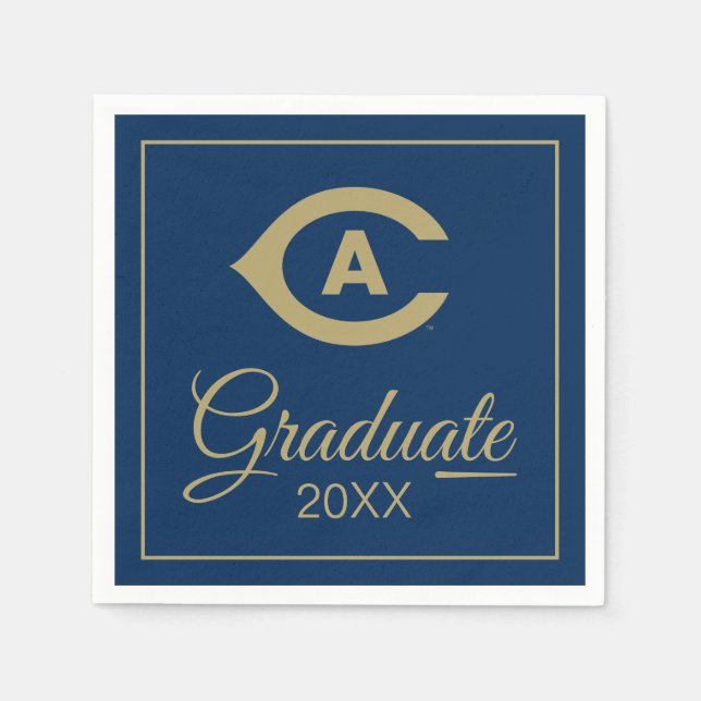 UC Davis C | Graduation Napkins (Front)