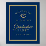 Uc Davis C | Graduation Party Welcome Poster at Zazzle