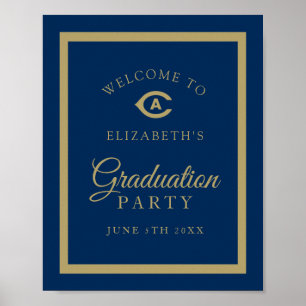 UC Davis C   Graduation Party Welcome Poster