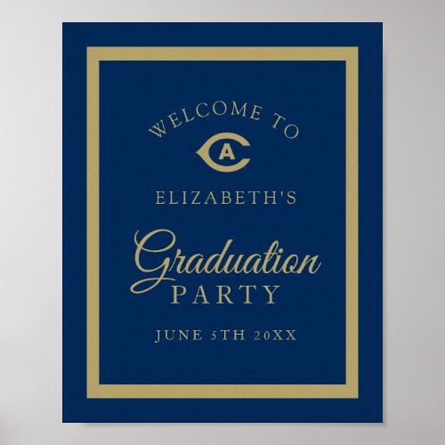 UC Davis C  Graduation Party Welcome Poster