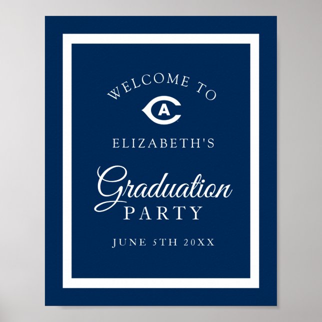 UC Davis C | Graduation Party Welcome Poster (Front)