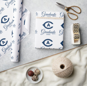 UC Davis C Graduation Wrapping Paper