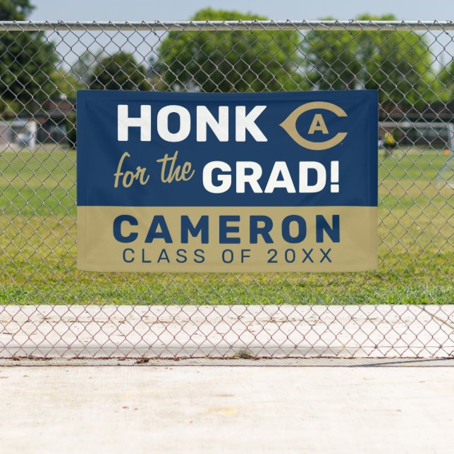 UC Davis C | Honk for the Grad Banner (Insitu)
