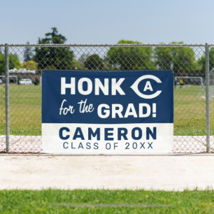 UC Davis C   Honk for the Grad Banner