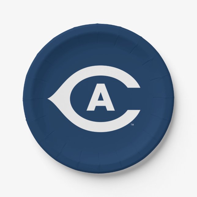 UC Davis C Paper Plates (Front)