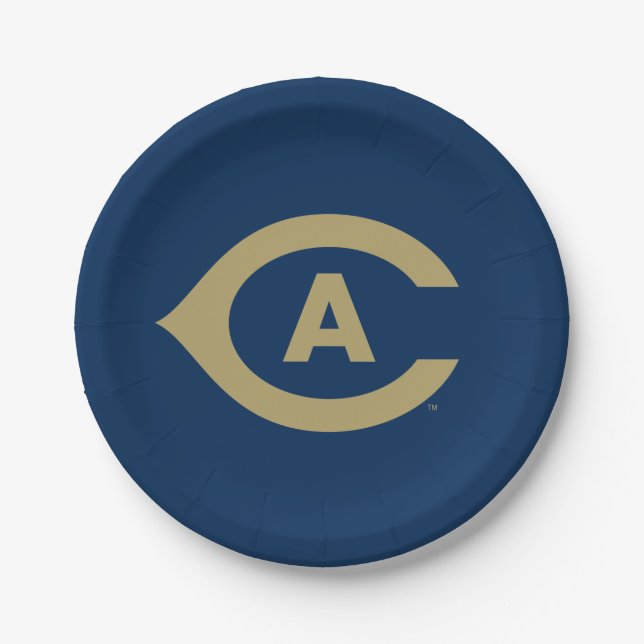 UC Davis C Paper Plates (Front)