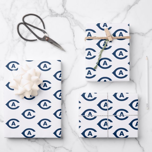 UC Davis C Wrapping Paper Sheets (Front)