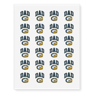 UC Davis Dad Temporary Tattoos
