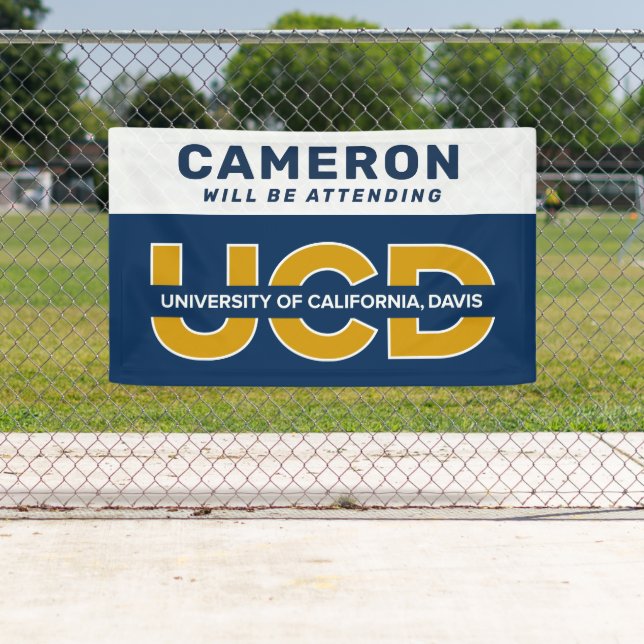 UC Davis Horse | Graduation Banner (Insitu)