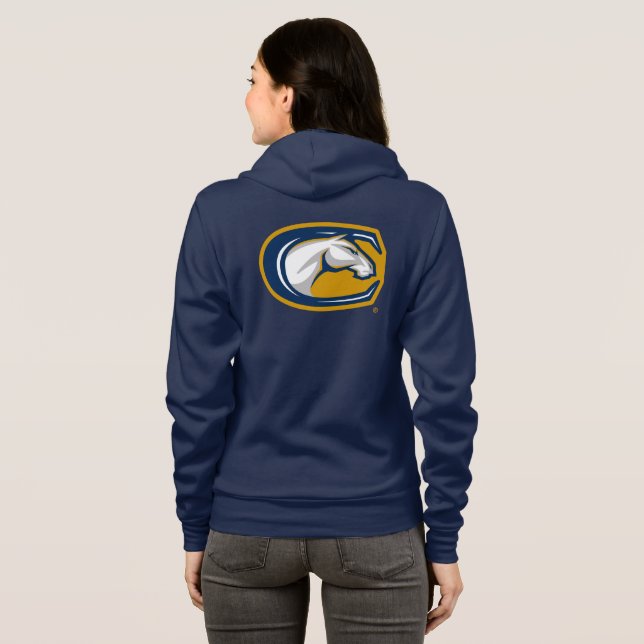UC Davis Horse Head Logo Hoodie (Back Full)