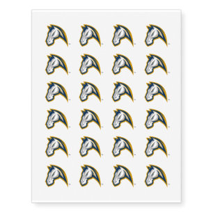 UC Davis Horse Head Temporary Tattoos