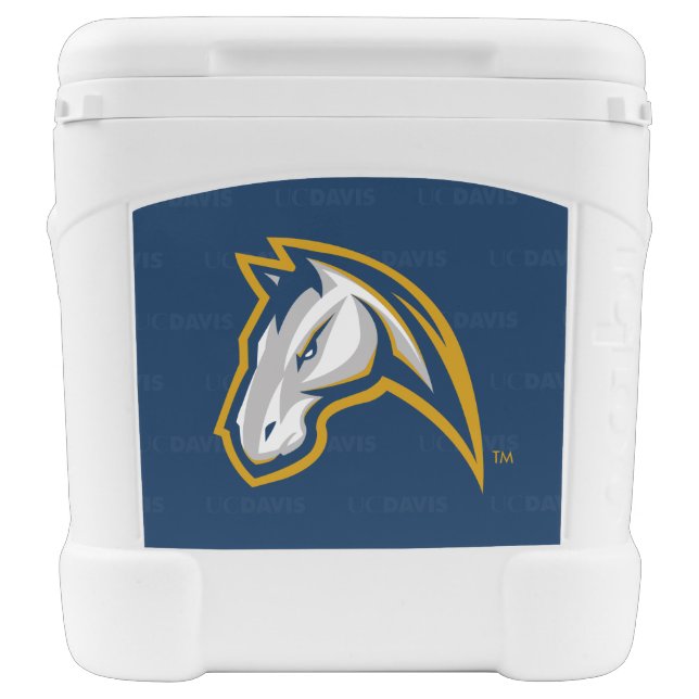 UC Davis  Logo Watermark Cooler (Front)