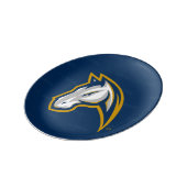 UC Davis  Logo Watermark Dinner Plate (Side)
