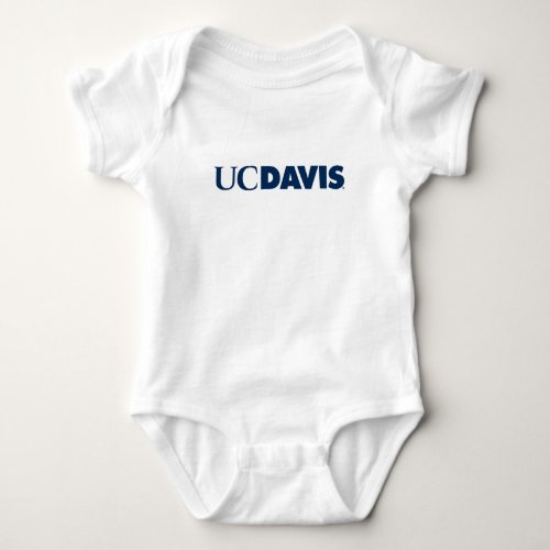 UC Davis Wordmark Baby Bodysuit