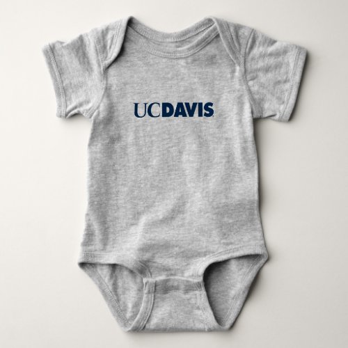 UC Davis Wordmark Baby Bodysuit