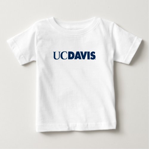 UC Davis Wordmark Baby T_Shirt