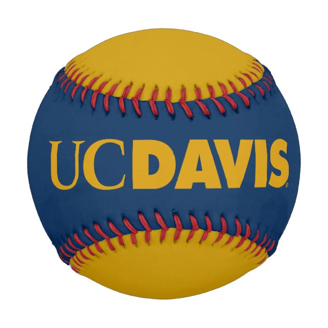 UC Davis Wordmark Baseball (Front)