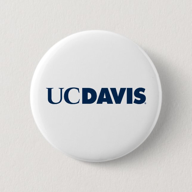 UC Davis Wordmark Button (Front)