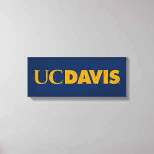 UC Davis Wordmark Canvas Print