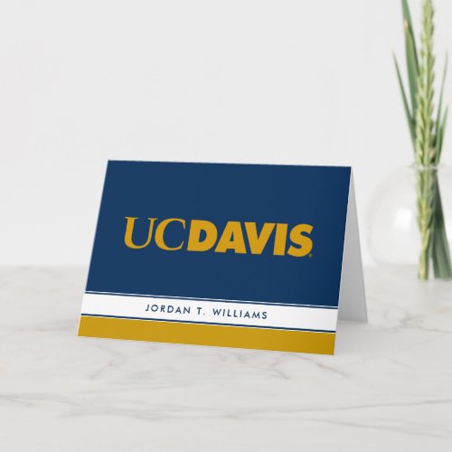 UC Davis Wordmark Card