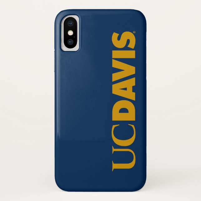 UC Davis Wordmark Case-Mate iPhone Case (Back)