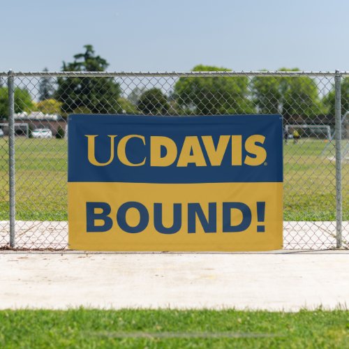 UC Davis Wordmark  College Bound Banner