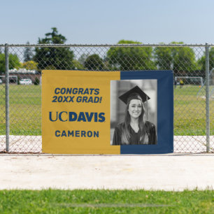 UC Davis Wordmark   Congrats Grad Banner