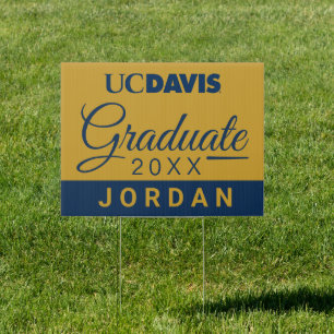 UC Davis Wordmark   Graduate Sign