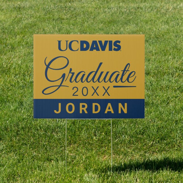 UC Davis Wordmark | Graduate Sign (Insitu)