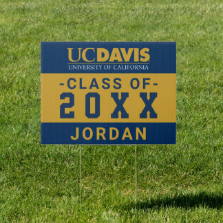 UC Davis Wordmark | Graduation Sign
