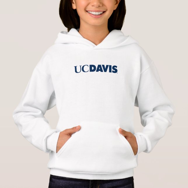UC Davis Wordmark Hoodie (Front)