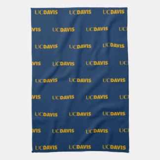 UC Davis Wordmark Kitchen Towel