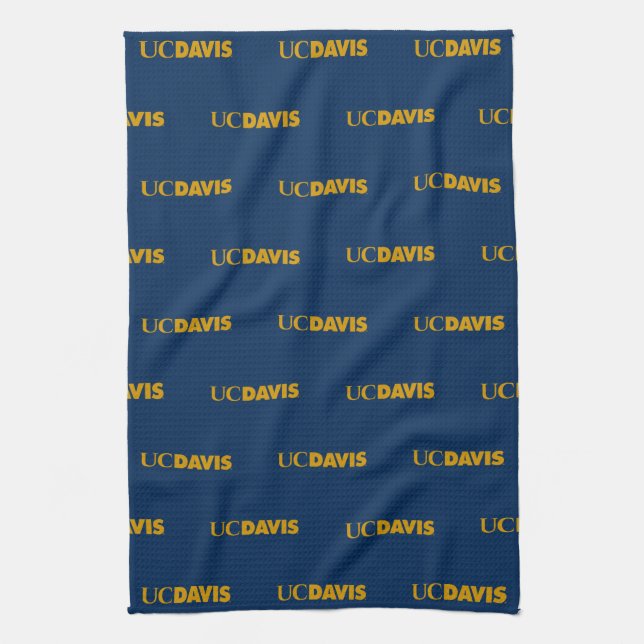 UC Davis Wordmark Kitchen Towel (Vertical)