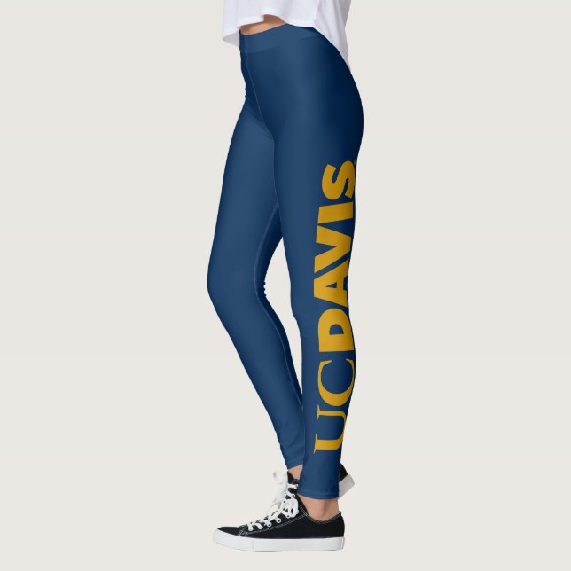 UC Davis Wordmark Leggings (Left)