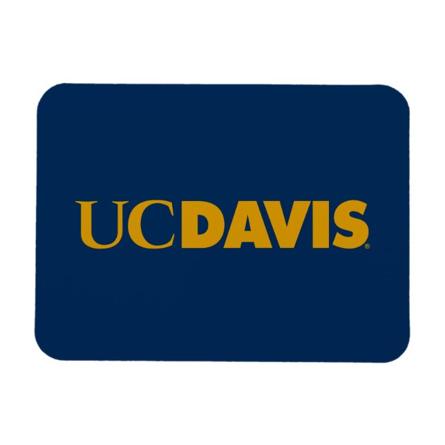 UC Davis Wordmark Magnet (Horizontal)