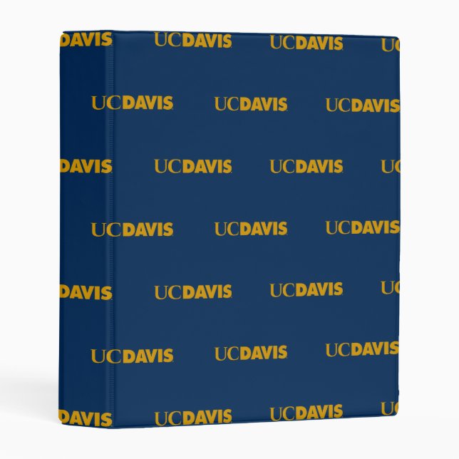 UC Davis Wordmark Mini Binder (Front/Spine)
