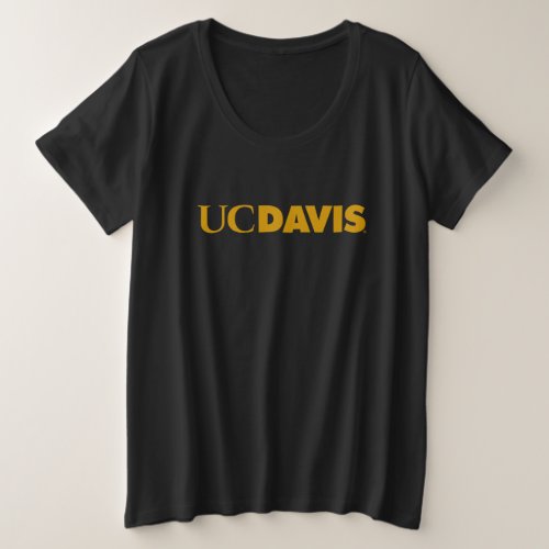 UC Davis Wordmark Plus Size T_Shirt