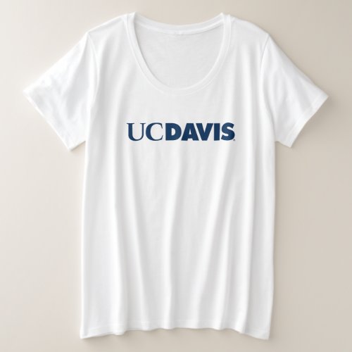 UC Davis Wordmark Plus Size T_Shirt