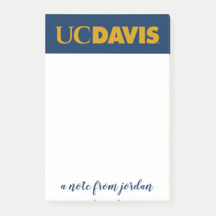 UC Davis Wordmark Post-it Notes