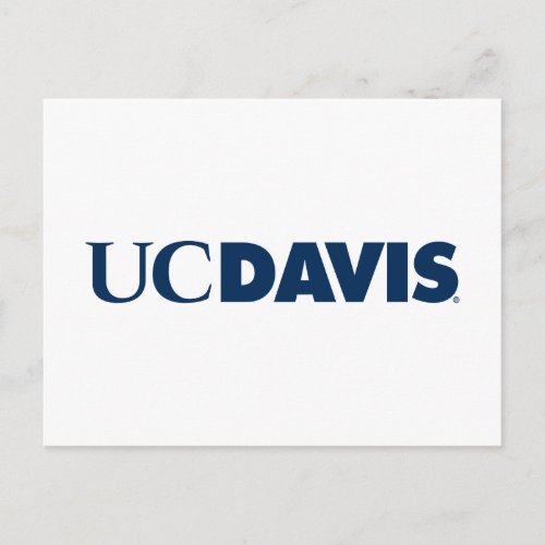UC Davis Wordmark Postcard