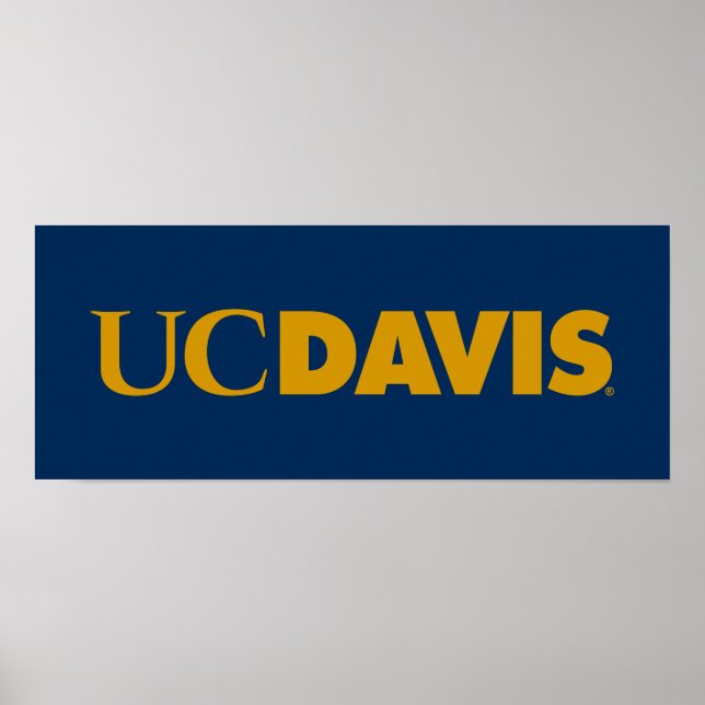 UC Davis Wordmark Poster (Front)
