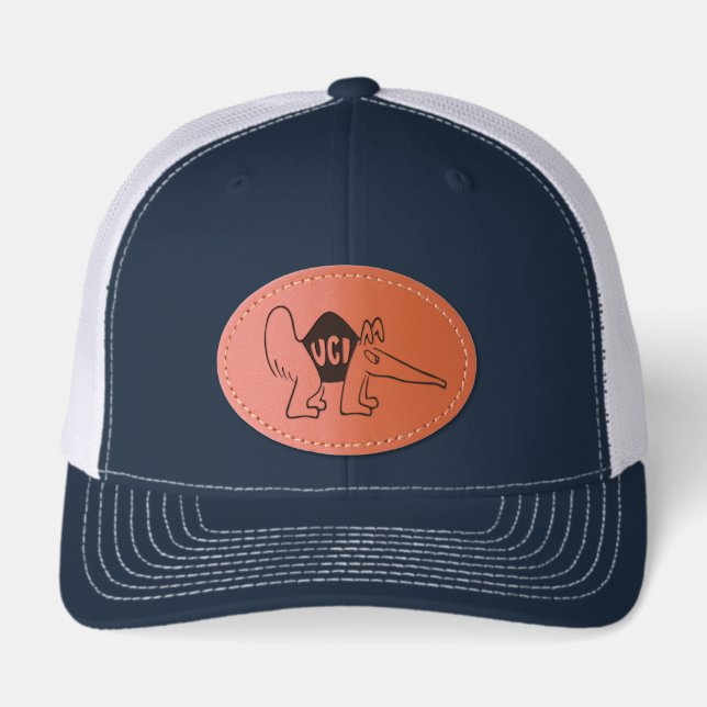 UC Irvine UCI Anteaters Leather Patch Hat (Front)