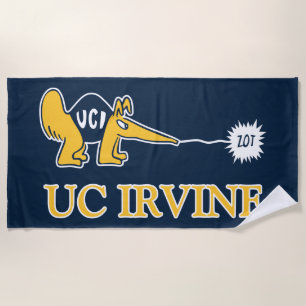 UC Irvine UCI Anteaters Zot! Beach Towel