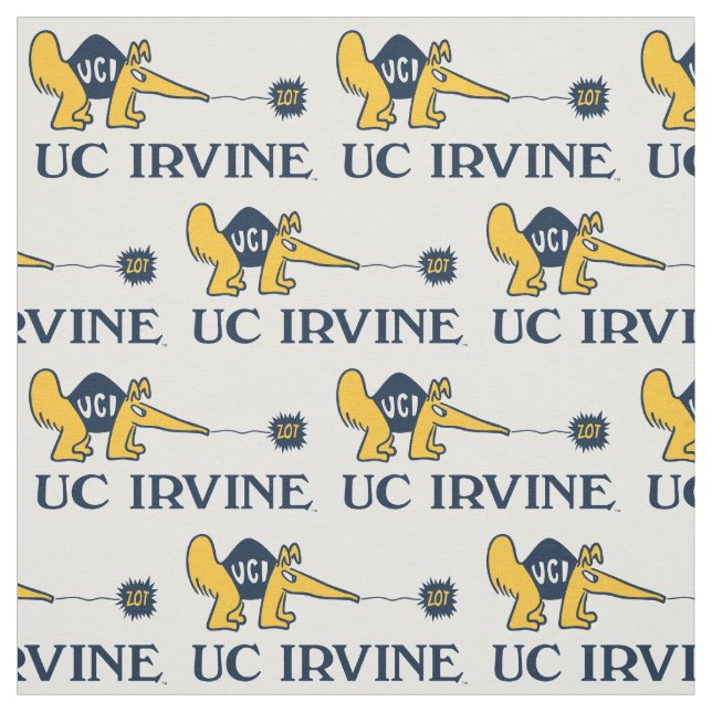 UC Irvine UCI Anteaters Zot! Fabric (Swatch)