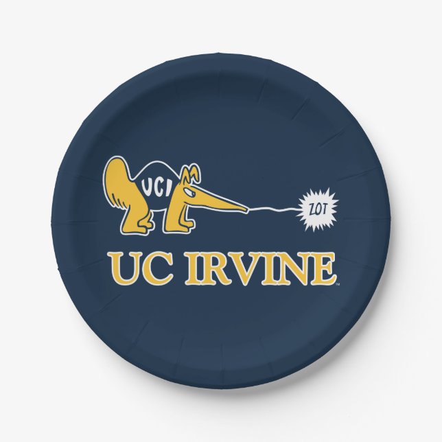 UC Irvine | UCI Anteaters Zot! Paper Plates (Front)