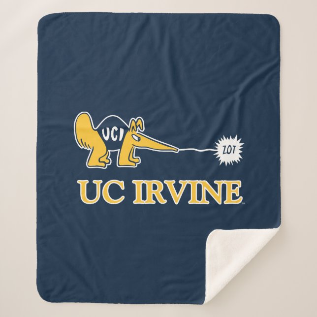 UC Irvine | UCI Anteaters Zot! Sherpa Blanket (Front)