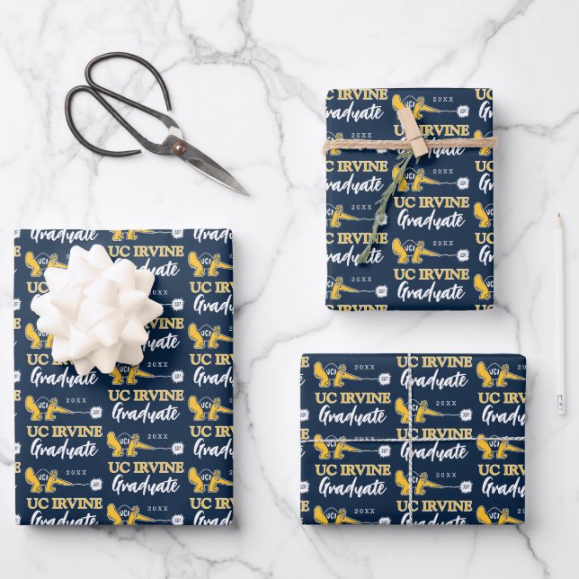 UC Irvine | UCI Anteaters Zot! Wrapping Paper Sheets (Front)