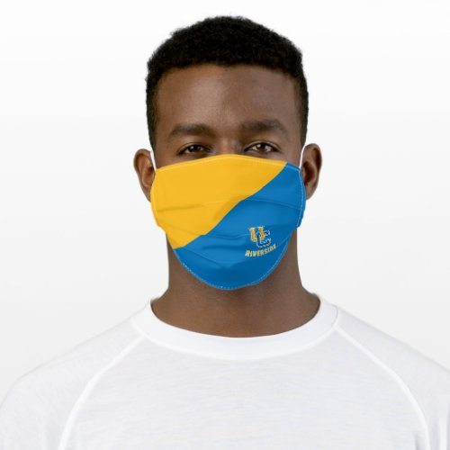 UC Riverside Logo Color Block Adult Cloth Face Mask