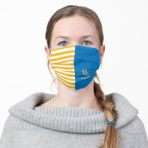 UC Riverside Logo Stripes Adult Cloth Face Mask