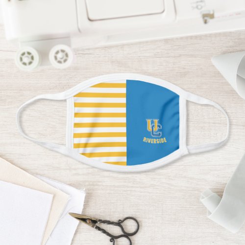 UC Riverside Logo Stripes Face Mask